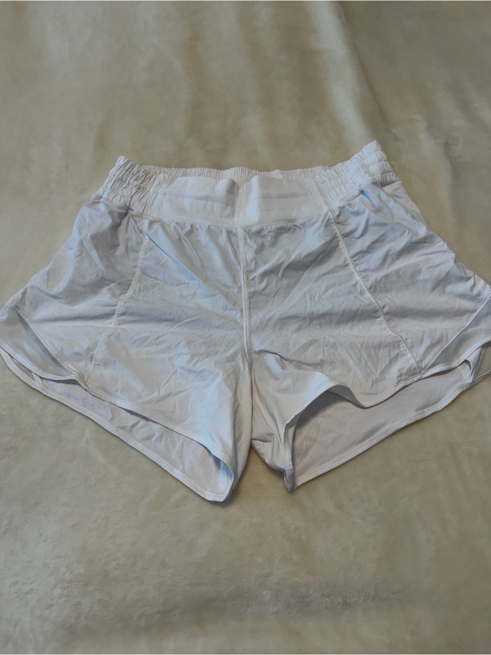 lululemon athletica White Running Shorts